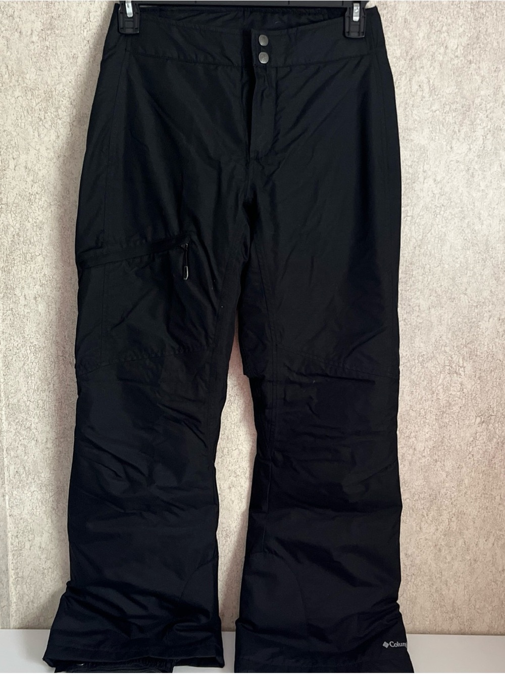 Columbia Bugaboo Snow Pants Womens Small Black Omni Heat Tech Ski Snowboard EC